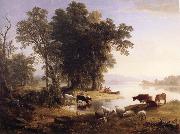 Asher Brown Durand Hudson River Looking Toward the Catskill Spain oil painting artist